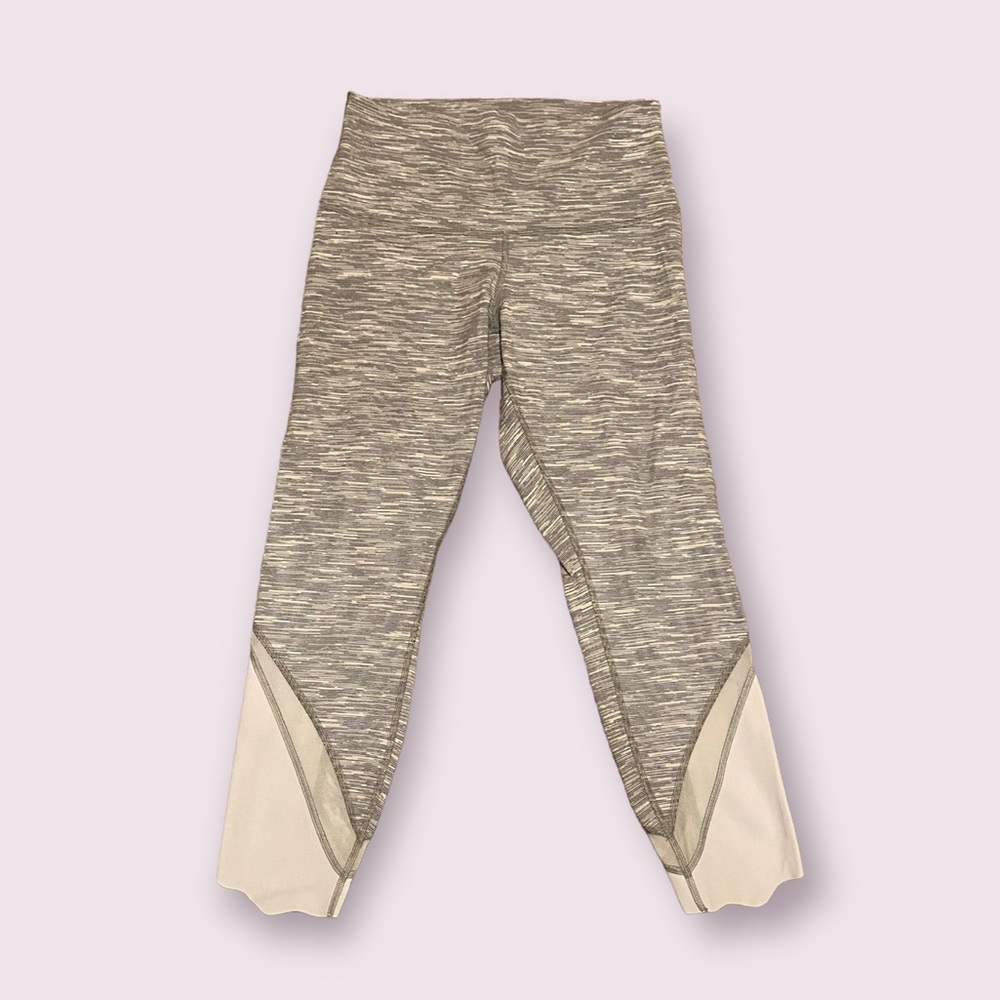 lulu lemon Cropped Legging, Heather Gray, Size 6